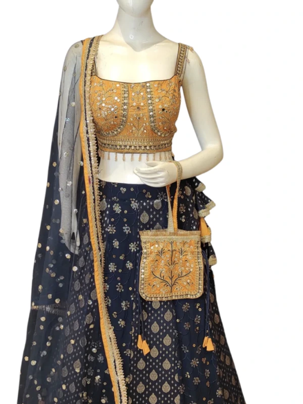 Handwoven Brocade Silk Pattu Pavadai Dhavani Set